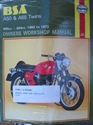 Picture of MANUAL, SHOP, BSA A65, 63-72