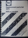 Picture of PARTS BOOK, B50, 1972, REPO