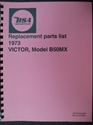 Picture of PARTS BOOK, 73 B50MX, REPRI