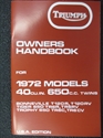 Picture of H/BOOK, 1972, 650 TRIUMPH