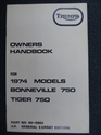 Picture of H/BOOK, 74 T140V/TR7RV