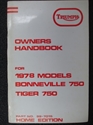 Picture of H/BOOK, 78 T140V/TR7RV