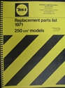 Picture of PARTS BOOK, 71, B25SS, B25TR