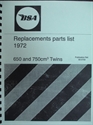 Picture of PARTS BOOK, A65/70, 72, REPR