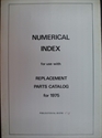 Picture of NUMERICAL INDEX, 75 MKIII