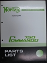 Picture of PARTS BOOK, 71-72, 750 COMM