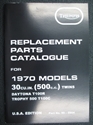 Picture of PARTS BOOK, 1970, T100