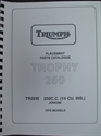 Picture of PARTS BOOK, 1970 TR25W, REP