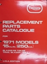 Picture of PARTS BOOK, 71, 250, TRI, OIF