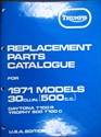 Picture of PARTS BOOK, 1971, T100