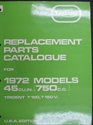 Picture of PARTS BOOK, T150, 72