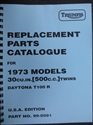 Picture of PARTS BOOK, 1973, T100, REPO