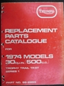 Picture of PARTS BOOK, TR5T, 1974, USED