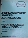 Picture of PARTS BOOK, T100R, 74, USED