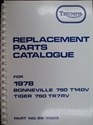 Picture of PARTS BOOK, 750 78, T140V