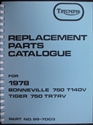 Picture of PARTS BOOK, 78 T140V