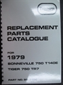 Picture of PARTS BOOK, 79, 750 TRIUMPH