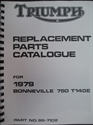 Picture of PARTS BOOK, 79 750, REPO