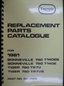 Picture of PARTS BOOK, T140, 1981