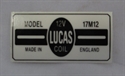 Picture of DECAL, 17M12, COIL