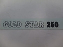 Picture of DECAL, GOLD STAR 250, 1971