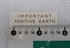 Picture of DECAL, IMPORTANT POS, EARTH