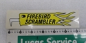 Picture of DECAL, FIREBIRD SCRAMBLER